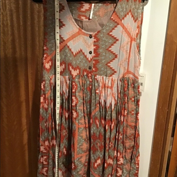 NWT Free people rayon gorgeous float mini dress tunic top M cotton slip - Picture 1 of 11